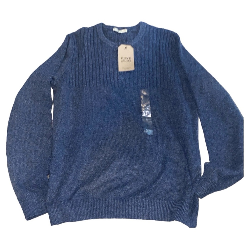 Frye and Co. True Navy Sweater Size Large NWT